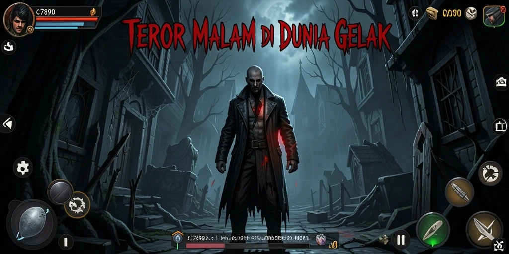 Screenshot C7890 menampilkan gameplay horor yang mendebarkan.