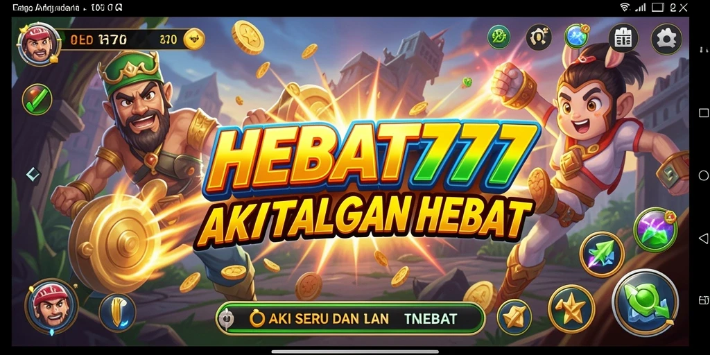Tampilan gameplay HEBAT777 yang menegangkan dan seru.