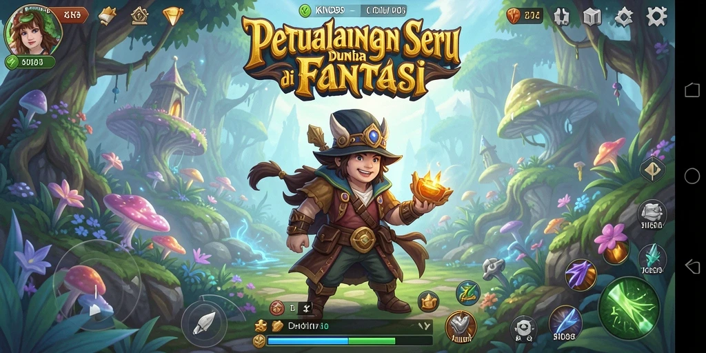Tampilan gameplay KNO89 menunjukkan aksi petualangan yang intens.