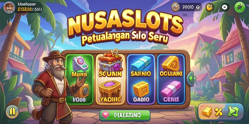 Tampilan gameplay seru dan interaktif di NUSASLOTS.