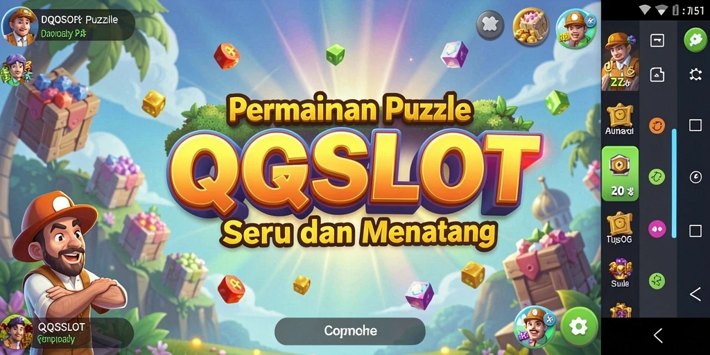 Tampilan gameplay QQSLOT yang menantang dan seru.