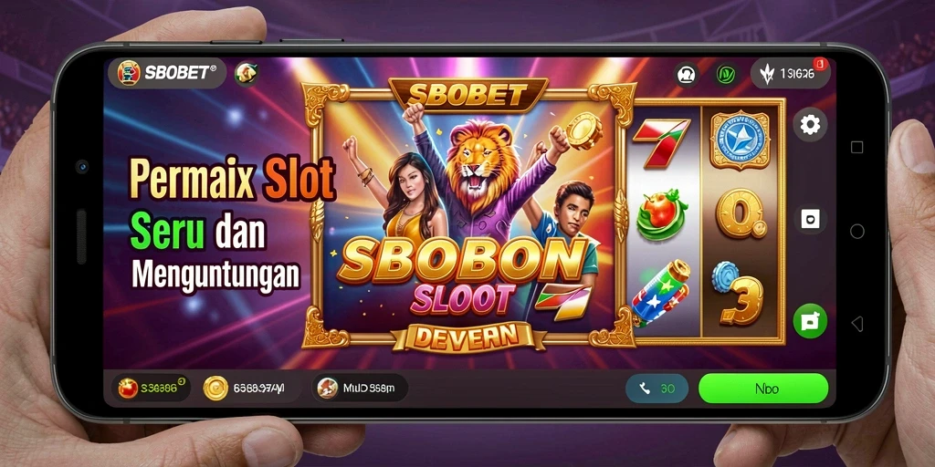 Tampilan menarik dari permainan Slot di SBOBET.
