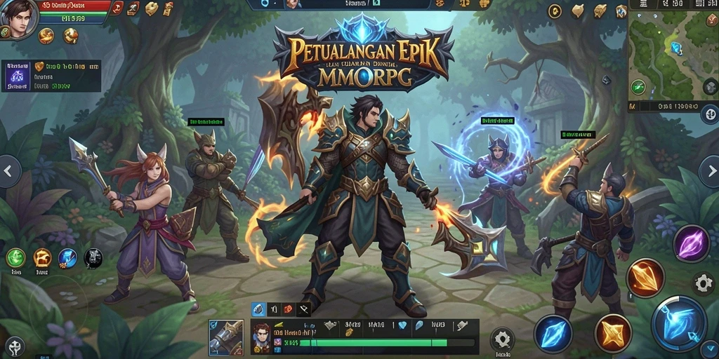 Screenshot utama T6 menampilkan gameplay epik dan interaksi antara pemain dalam pertempuran.