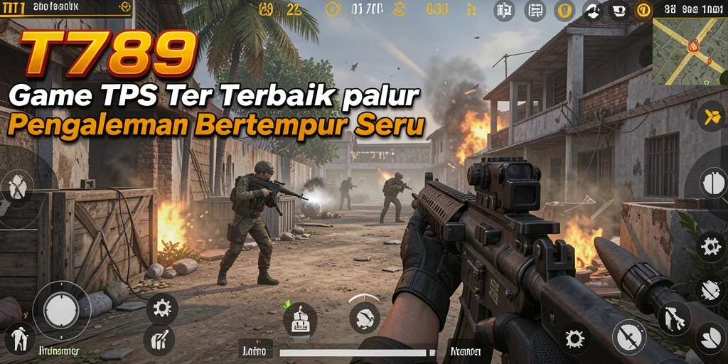 Tangkapan layar utama TT789 menampilkan aksi gameplay TPS yang mendebarkan.