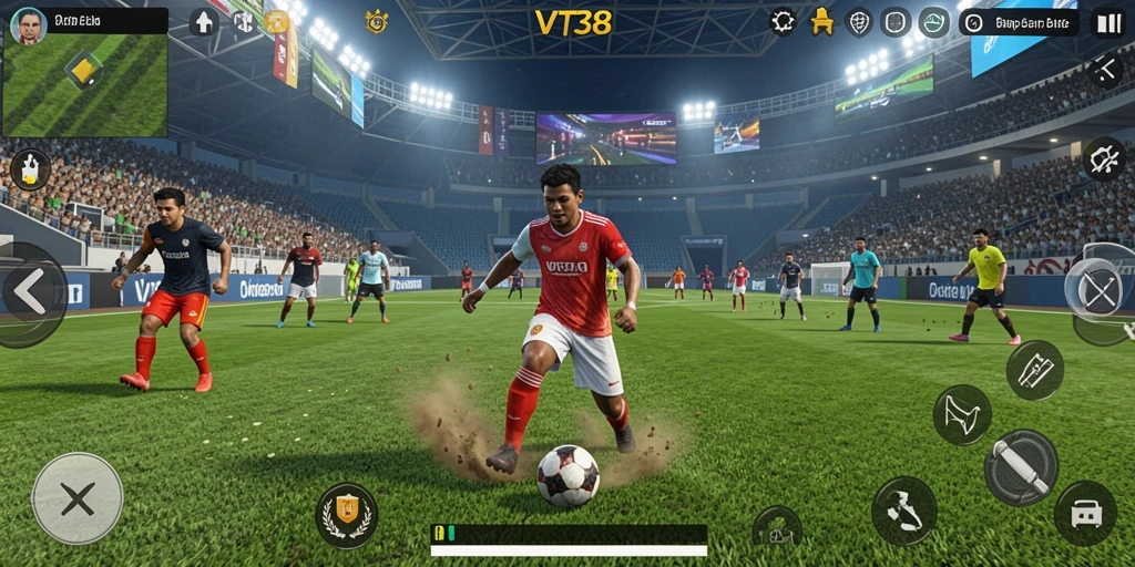 Tangkapan layar gameplay VT38 yang menegangkan dan mendebarkan.